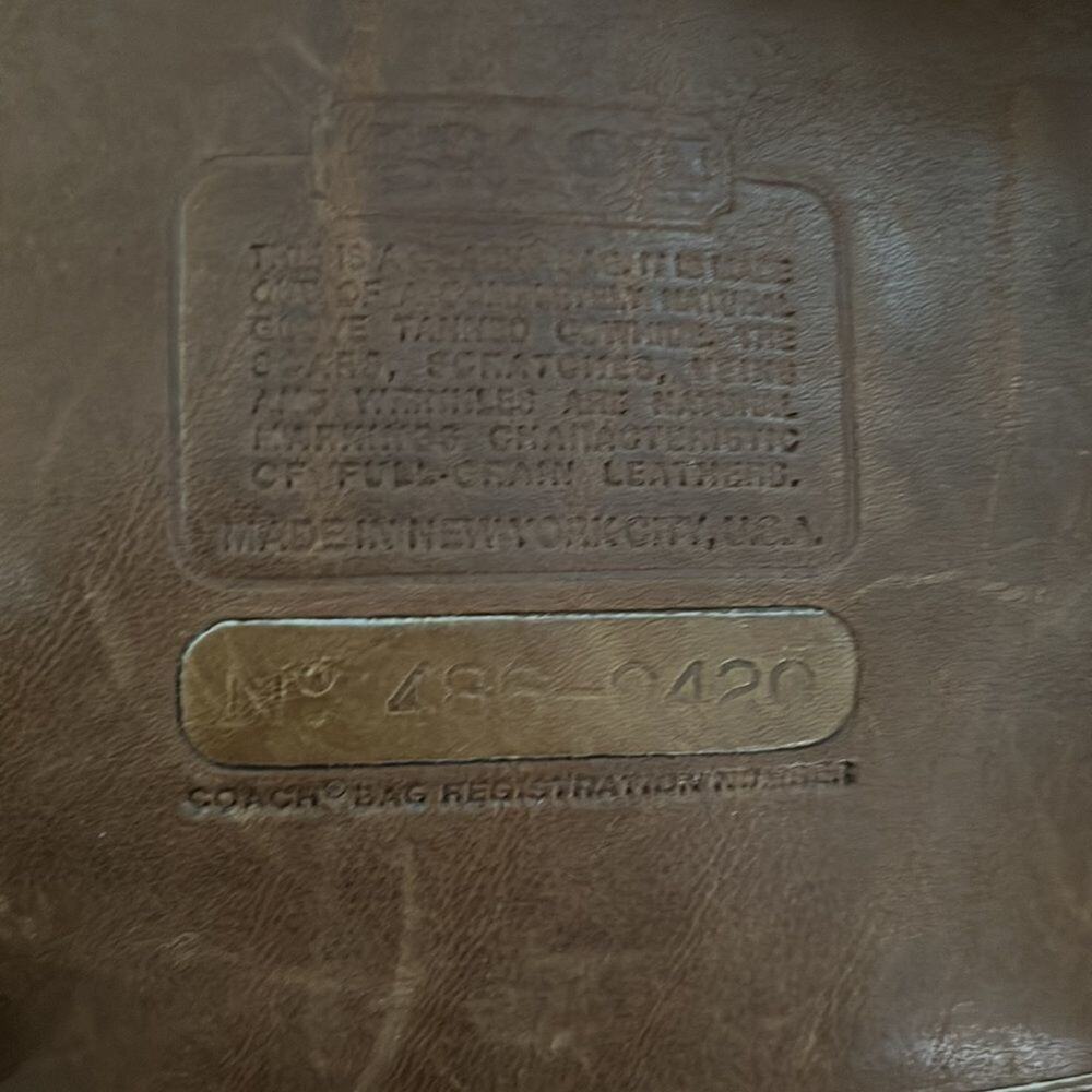 COACH VINTAGE LEATHER BONNIE CASHIN CROSSBODY BROWN BAG - Picture 8 of 10